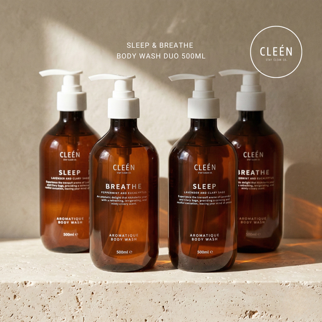 OLEEEDU x Cleén Aromatique Body Wash Duo 500ml